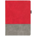 Ежедневник Horizon, недатированный, серый с красным 21172.15