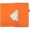 Ежедневник Ton, недатированный, черный с оранжевым 16770.23