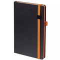 Ежедневник Ton Black, недатированный, черный с оранжевым 19195.32