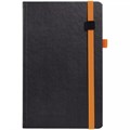 Ежедневник Ton Black, недатированный, черный с оранжевым 19195.32