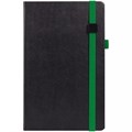 Ежедневник Ton Black, недатированный, черный с зеленым 19195.39