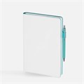 Ежедневник White Shall, недатированный, бело-бирюзовый 15751.49