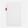 Ежедневник White Shall, недатированный, бело-красный 15751.56
