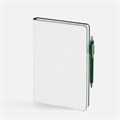 Ежедневник White Shall, недатированный, бело-зеленый 15751.96