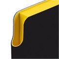 Ежедневник Flexpen Black, недатированный, черный с желтым 13087.38