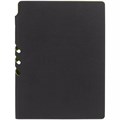 Ежедневник Flexpen Black, недатированный, черный с зеленым 13087.39