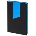 Ежедневник Bookmark, недатированный, черный с голубым 21180.14