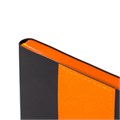 Ежедневник Bookmark, недатированный, черный с оранжевым 21180.32