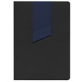 Ежедневник Bookmark, недатированный, черный с синим 21180.34