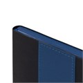 Ежедневник Bookmark, недатированный, черный с синим 21180.34