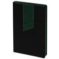 Ежедневник Bookmark, недатированный, черный с зеленым 21180.39