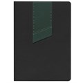 Ежедневник Bookmark, недатированный, черный с зеленым 21180.39
