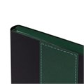 Ежедневник Bookmark, недатированный, черный с зеленым 21180.39