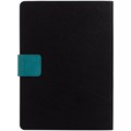 Ежедневник Boom, недатированный, черный с бирюзовым 15768.30