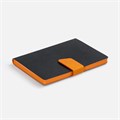 Ежедневник Boom, недатированный, черный с оранжевым 15768.32