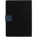 Ежедневник Boom, недатированный, черный с синим 15768.34
