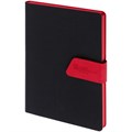 Ежедневник Boom, недатированный, черный с красным 15768.35