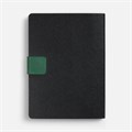 Ежедневник Boom, недатированный, черный с зеленым 15768.39