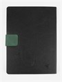 Ежедневник Boom, недатированный, черный с зеленым 15768.39
