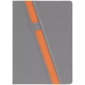 Ежедневник Rubikon на заказ, недатированный серо-оранжевый 16208.12