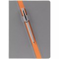 Ежедневник Rubikon на заказ, недатированный серо-оранжевый 16208.12