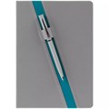 Ежедневник Rubikon на заказ, недатированный серо-бирюзовый 16208.49