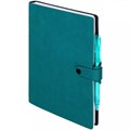 Ежедневник Strep Front на заказ, недатированный, бирюзовый 17283.49