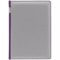 Ежедневник Spain Shall на заказ, недатированный, серый с фиолетовым 16403.17