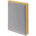Ежедневник Spain Shall на заказ, недатированный, серый с желтым 16403.18