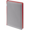 Ежедневник Spain Shall на заказ, недатированный, серый с красным 16403.15