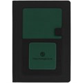 Ежедневник Mobile на заказ, недатированный, черно-зеленый 15885.93