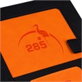 Ежедневник Mobile на заказ, недатированный, черно-оранжевый 15885.23