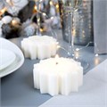 Свеча Snowflame 3, белая, 8 см 19343.60