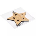 Деревянная подвеска Christmate, звезда 20225.05