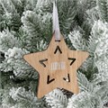 Деревянная подвеска Christmate, звезда 20225.05