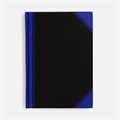 Блокнот Accenti, черный с синим 20767.34
