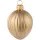 Елочная игрушка «Грецкий орех», золотистая 15858.01