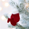 Подвеска на елку «Вьюжка», варежки, красная 19261.50
