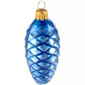 Елочная игрушка «Шишка», синяя 15859.40