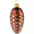 Елочная игрушка «Шишка», коричневая 15859.59
