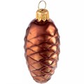 Елочная игрушка «Шишка», коричневая 15859.59