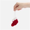Подвеска на елку «Вьюжка», носочки, красная 19262.50