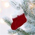 Подвеска на елку «Вьюжка», носочки, красная 19262.50