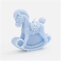Свеча фигурная «Лошадка-качалка», голубая 20333.14