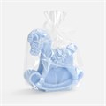 Свеча фигурная «Лошадка-качалка», голубая 20333.14