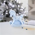Свеча фигурная «Лошадка-качалка», голубая 20333.14