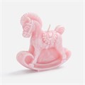 Свеча фигурная «Лошадка-качалка», розовая 20333.15