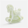 Свеча фигурная «Лошадка-качалка», светло-зеленая 20333.19