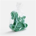 Свеча фигурная «Лошадка-качалка», зеленая 20333.90