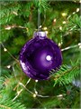 Елочный шар Finery Gloss, 8 см, глянцевый фиолетовый 17662.70
